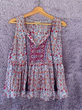 Lucky Brand | Floral Peplum Top | S/P